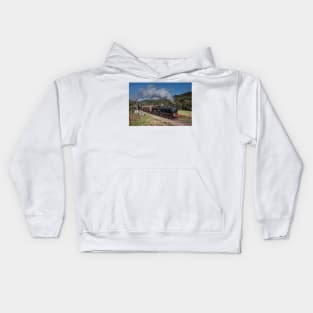 Steam on the North Yorkshire Moors Railway Kids Hoodie